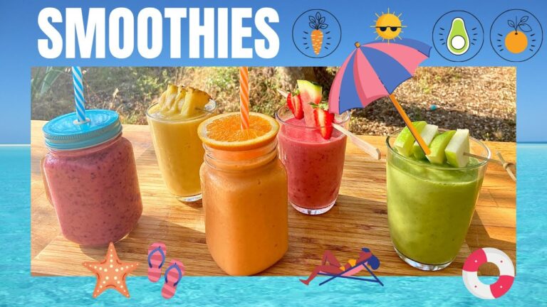Deliciosos Ingredientes para Smoothies Saludables