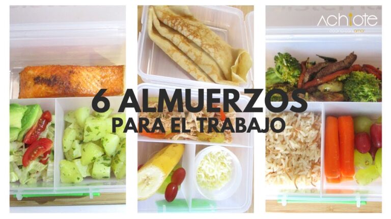 Ideas de Almuerzos Saludables y Equilibrados para la Oficina
