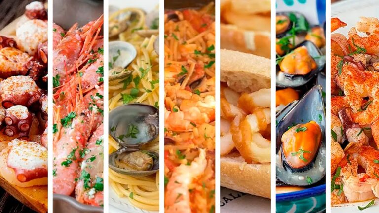 Delicias del Mar: Men&uacute; Fresco y Saludable con Mariscos
