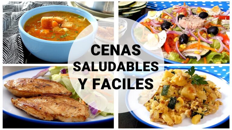 Cenas Saludables para Adelgazar: Platos que Transforman tu Dieta