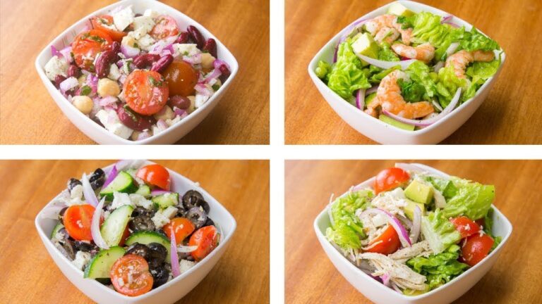 Ensaladas Frescas y Bajas en Calorías para Perder Peso
