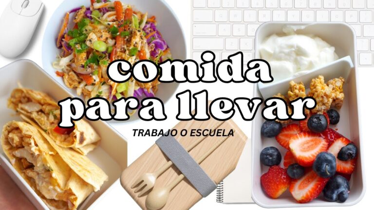 Recetas Saludables para Llevar: Ideas Sencillas y Deliciosas