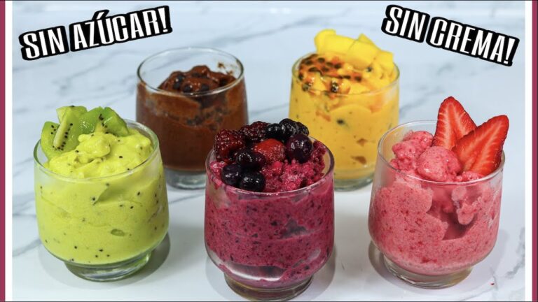 Deliciosas Ideas para Helados Caseros de Frutas Saludables