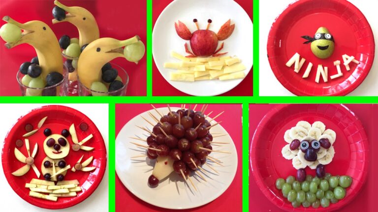 Meriendas Creativas con Frutas